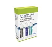 Hidrowater Recambios Ultrafiltración NELVA KIT ANTIBACTERIAS sin Membrana, Filtro de Agua Potable, 3 Unidades