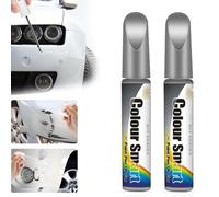 HIDRUO Car Scratch Remover Pen, Paint Pen, Touch Up Paint Pen, Erase Car Scratches,2 In 1 Car Paint Scratch Repair,Quick and Easy Car Scratch Repair, Auto Vehicle Paint Care Tool (Silver)