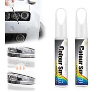 HIDRUO Car Scratch Remover Pen, Paint Pen, Touch Up Paint Pen, Erase Car Scratches,2 In 1 Car Paint Scratch Repair,Quick and Easy Car Scratch Repair, Auto Vehicle Paint Care Tool (White)
