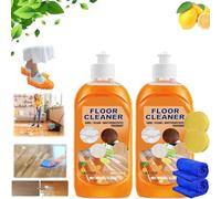 HIDRUO Life Sunny Floor Cleaner, Powerful Decontamination Floor Cleaner, Wood Floor Cleaner and Polish,Multipurpose Floor Cleaner for Wood,Floor Cleaner Orange (2)