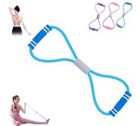 HIDRUO Saludea Resistance Band, Resistance Band Figure 8 Exercise Cord, 8 Shaped Resistance Bands for Arms, Chest Expander, Yoga Gym Fitness Pulling Rope for Exercise Muscle Training Tubing (Blue)