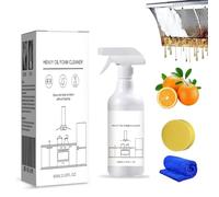 HIDRUO Splash Foam Spray, Heavy Oil Cleaner Foam, Grease And Dirt Remover Foam Spray, Kitchen Spray Cleaner and Degreaser for Countertops, Ovens, and Appliances (1PCS)