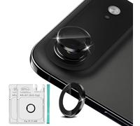 HidWee 2 Piezas Protector de Lente Cámara Compatible con iPhone Air Protector de Cámara, 9H Dureza, Anti-Arañazos, HD Sin Burbujas, Antihuellas - Negro
