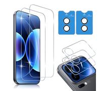 HidWee Compatible con Xiaomi 17 Pro Max 5G Cristal Templado, 2+2+2 Piezas HD Frontal Vidrio Templado + Dentro Flexible Protector de Pantalla + Protector de Lente de Cámara