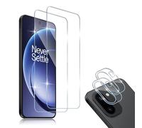 HidWee Cristal Templado Compatible con OnePlus 15R 5G, 2 Piezas Protector de Pantalla + 2 Piezas Protector de Lente Cámara, 9H Dureza, Anti-Arañazos, HD Sin Burbujas, Antihuellas
