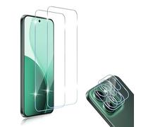 HidWee Cristal Templado Compatible con OPPO Reno 14F/14 FS (4G/5G), 2 Piezas Protector de Pantalla + 2 Piezas Protector de Lente Cámara, 9H Dureza Cristal Templado Protección