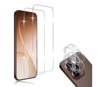 HidWee Cristal Templado Compatible con OPPO Reno 15 Pro 5G, 2 Piezas Protector de Pantalla + 2 Piezas Protector de Lente Cámara, 9H Dureza, Anti-Arañazos, HD Sin Burbujas, Antihuellas