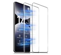 HidWee para Xiaomi Redmi Note 14 Pro Plus 5G/Note 14 Pro+ /Note 13 Pro Plus / 13 Pro+ 5G/ Note 14 Pro 5G/POCO X7 Protector de Pantalla, 2 Piezas Cristal Templado 3D Cubierta Fullglue Vidrio Templado