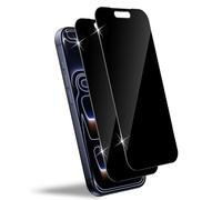 HidWee Privacidad Protector Pantalla Compatible con iPhone 17 Pro Max Cristal Templado, 2 Piezas Sin Burbujas, Anti-Arañazos, Antihuellas, HD 9H Dureza Vidrio Templado de Antiespias