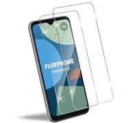 HidWee Protector de Pantalla compatible con Fairphone 4 5G Cristal Templado, 2 Piezas Vidrio Templado, Dureza 9H, HD Transparente, Antiarañazos, Sin Burbujas