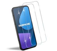 HidWee Protector Pantalla Compatible con Fairphone 5 5G Cristal Templado, 2 Piezas Sin Burbujas, Anti-Arañazos, Antihuellas, HD 9H Dureza Vidrio Templado
