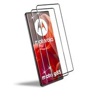 HidWee Protector Pantalla Compatible con Motorola Moto G85 5G/Edge 50 Fusion/Edge 60/60 Fusion Cristal Templado, 2 Piezas Sin Burbujas, HD 9H Dureza Vidrio Templado [3D Cobertura Completa]