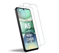 HidWee Protector Pantalla Compatible con Xiaomi Redmi A5 / Redmi A4 / Redmi 14C 5G/POCO C75 Cristal Templado, 2 Piezas Sin Burbujas, Anti-Arañazos, Antihuellas, HD 9H Dureza Vidrio Templado