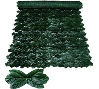 Hiedra artificial, hojas verdes, planta sintética para decoración del hogar, jardín, balcón, 50 x 100 cm, perfecta para uso en interiores y exteriores (WLPTSFY)