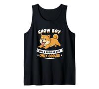 Hielera Chow Chow Boy, como un Chico Normal, Solo para niños, Chow Dog Camiseta sin Mangas