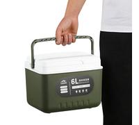 Hielera compacta de alta capacidad, portátil, resistente, respetuosa con el medio ambiente, para camping, picnics, festivales, viajes, playa, barbacoas y aventuras al aire libre