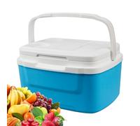 Hielera portátil: construcción y compacta, material seguro sin BPA, tapa con cierre seguro, plegable y apta para almacenamiento | Refrigerador apto para viajes que ofrece control de temperatur