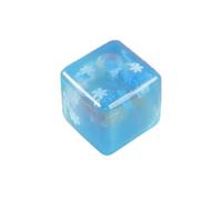 Hielo 3 cm Suave Sensorial con Copos de Nieve Estrés Hielo Cuadrado Colorido Cubo de Estrés Con 6 Acciones Divertidas Pelota Pelota Pelota Sensorial FidgetToy SqueezeToy Juguete apretado (G, Talla