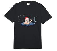 Hielo de Santa Bañándose En Agujero De Hielo - Bañera De Hi Comfort Colors Adult Heavyweight T-Shirt