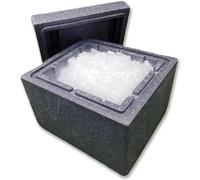 Hielo Seco | Desde 5KG hasta 30KG | Nevera Poliestileno Expandido | Especial para Coctelería, Restauración, Espectáculos, Transporte de Productos Congelados y Laboratorio (20 Kg)