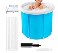 Hiemible Bañera Portátil, Bañera Spa Separada con Calentamiento, Grande Impermeable Para Viaje Jardín Hogar Playa Casa Baño