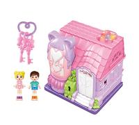 Hiemible Casas de muñecas pequeñas - Juguete de Juego Simulado con Luz y Música,Juguete Educativo de Castillo,para niños y niñas, hogar, Escuela, Sala de Juegos, guardería, cumpleaños, Vacaciones,