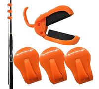 Hiemible Clip Para Cañas De r, 4 Piezas Organizador De Rack Portátil Elástico, Sujetadores De Cañas Para Barco De, Para Uso en Banco Orilla Muelle Piscina Hielo Agua Salada Surf y Viaje