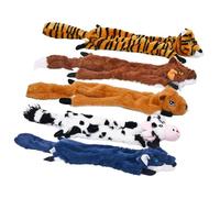 Hiemible Juguete para Perros De Peluche | 5 Piezas Muñecos De Peluche para Mascotas | Muñecos De Animales Simulados Que Suenan Al Morder para Gatos Mayores Juego Al Aire Libre Y De Estrés En