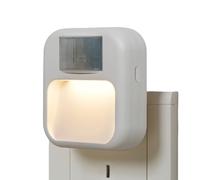 Hiemible Luz Nocturna LED Enchufable | Luz Nocturna Brillante con Sensor del Crepúsculo al Amanecer | Decoración Hogar para Pasillo y Habitación Infantil