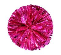Hiemible Pomos de porristas, Poms de porristas | Pompones del Equipo de Baile Grande - Accesorios de con Anillos amigables con los Dedos, 30 cm/11.8 Pulgadas Foil Sport Team Spirit Alementos
