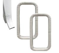 Hiemible Protector para Bajantes,Par de Defensas para Bajantes - Protector Antiatascos para De Drenaje De Lluvia En Exteriores Jardín Patio