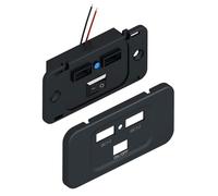 Hiemible Salida USB para vehículos recreativos, Salida USB 12V | Toma de Montaje en Pared de 72 W para vehículos recreativos | Reemplazo del Adaptador de Salida, Adaptador de Cargador de