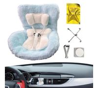 Hiemible Sillas de Coche para Muñecas Bebé | Silla de Coche para Muñeca Reborn | Silla Capazo De Peluche 17cm Decoración Tienda Juegos Niñas Viajes Mujeres Colección Vehículos Guardería