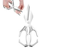 Hiemible Tijeras De Cocina | Tijeras para Cocinar para Cocina - Utensilios Culinarios De Acero Inoxidable Para Cortar Huesos Pescado Carne Pollo Mariscos Verduras