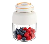 Hiemible Vaso De Zumos Inalámbrico,1300 ml Máquina Compacta Ligera Inalámbrica Recargable | Licuadora Portátil | Para Viajes Camping Senderismo Gimnasio Cocina Hogar Casa Interior Exterior Comida Y