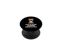 Hiena Divertida Diciendo Que Las hienas Son Impresionantes Impresionantes PopSockets PopGrip Adhesivo