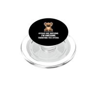 Hiena Divertida Diciendo Que Las hienas Son Impresionantes Impresionantes PopSockets PopGrip para MagSafe