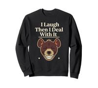 Hiena Riendo Hiena Manchada Hiena Amante Hiena Humor Oscuro Sudadera