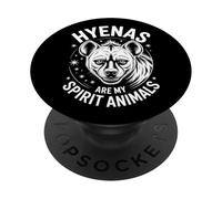 Hienas Espíritu Animales Divertido Hiena PopSockets PopGrip Adhesivo