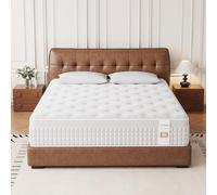 Hieptos - Colchón de 180 x 200 cm, grosor 28 cm, 9 zonas de confort, colchón con muelles ensacados y memoria de forma, híbrido colchón, H3 H4, mediano firme, suave para la piel y transpirable, soporte