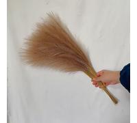 Hierba artificial de las pampas con diseño de fuegos artificiales, 55 cm de alto, hierba de caña de cola de zorra para decoración del hogar, bodas y eventos, flor de seda resistente a la decoloración