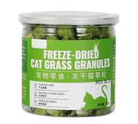 Hierba de hierba gatera para gatitos, golosinas de eliminación de bolas de pelo, liofilizadas, limpias y reductoras, hierba natural seca