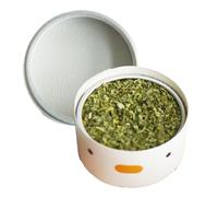 Hierba gatera seca natural - Cat Nip | Hojas de hierba gatera trituradas | Suplementos alimenticios de entrenamiento para mascotas, golosinas de relajación en polvo para perros, cachorros, gatos y