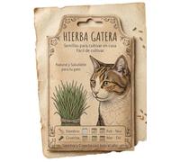 Hierba para Gato en Semillas para Cultivo Rápido en Casa | Plantación Fácil para Mascotas de Interior DECOALIVE