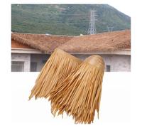 Hierba para Techos Techo Paja Sintética Rollos Paja Palma Hierba para Cabañas Tiki para El Bar Del Patio Mamparas Resort Toldos Adornos WXQTM