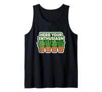 Hierba Tu Entusiasmo Humor Vida Planta Divertida Jardinería Camiseta sin Mangas