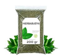 Hierbabuena 200 gr - Te de Hierbabuena - Infusion de Menta - Te de menta - Hojas de Hierbabuena Cortadas - Infusiones a Granel - Infusión de Hierbas - Propiedades Naturales (200 gr, Hierbabuena)