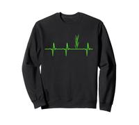 Hierbas Latidos del Corazón Vegano Heartbeat Hierba Planta Árbol Sudadera