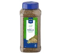 Hierbas y Especias Metro: Estragón, Finas Hierbas, Hierbas de Provenza, Orégano, Romero, Tomillo - Varios Formatos - Ideal para Cocina Profesional y Hogar (1 BOTE, Tomillo 220g)