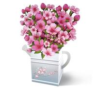 Hierein Tarjeta Felicitacion Cumpleaños (Fleurs de Cerisier)